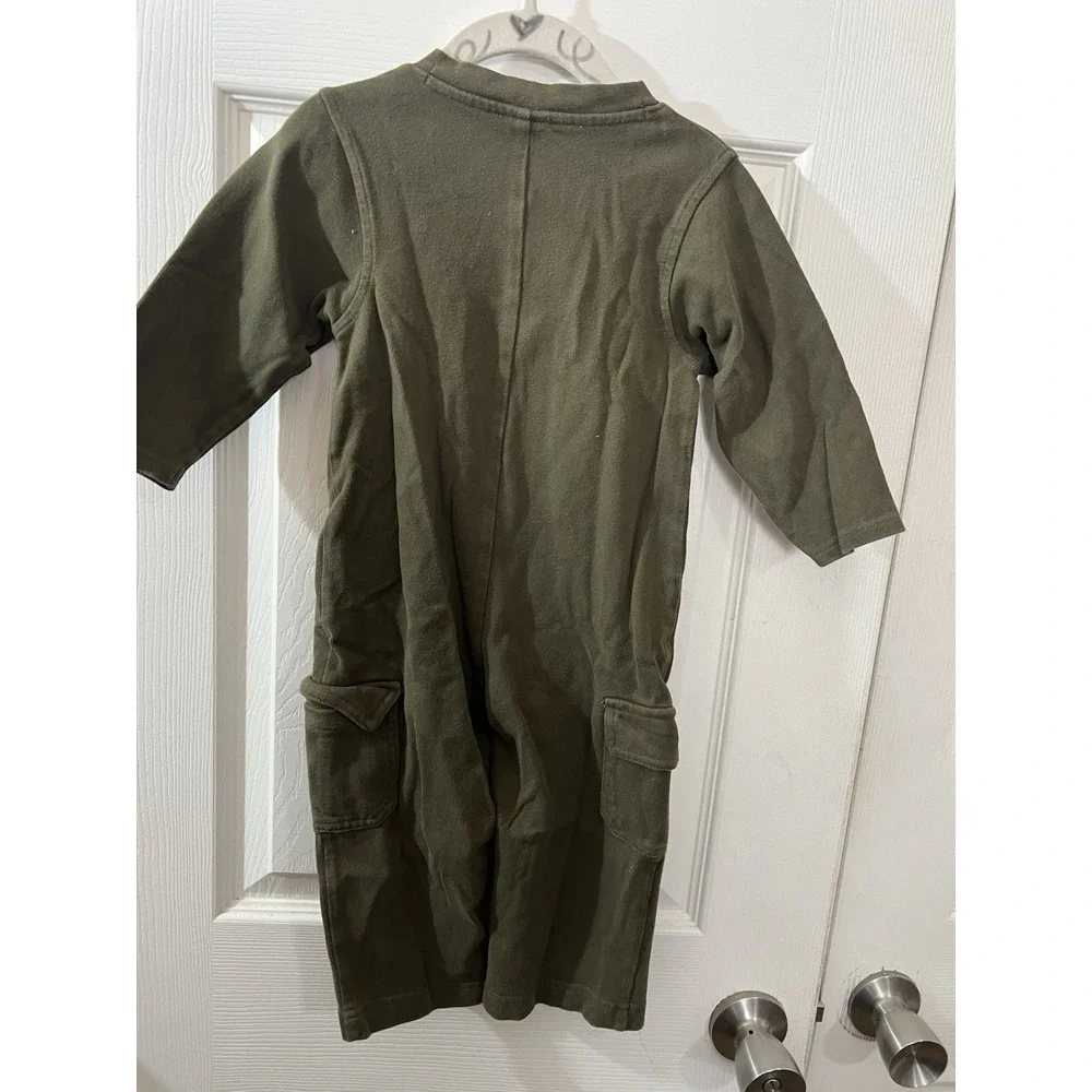 Gymboree Teddy Bear Jumpsuit Olive Green Size‎ 18/24m